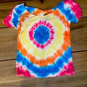This is a Tie dye shirt for teens.